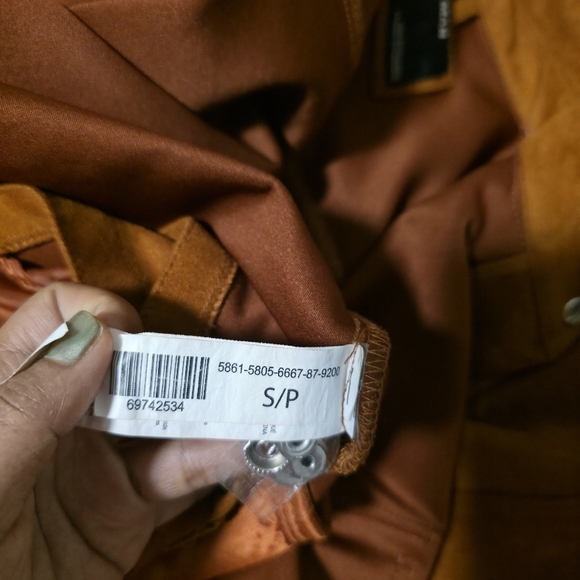 Pop Man Brown FAUX Suede Jacket - Size S/P - Picture 6 of 7